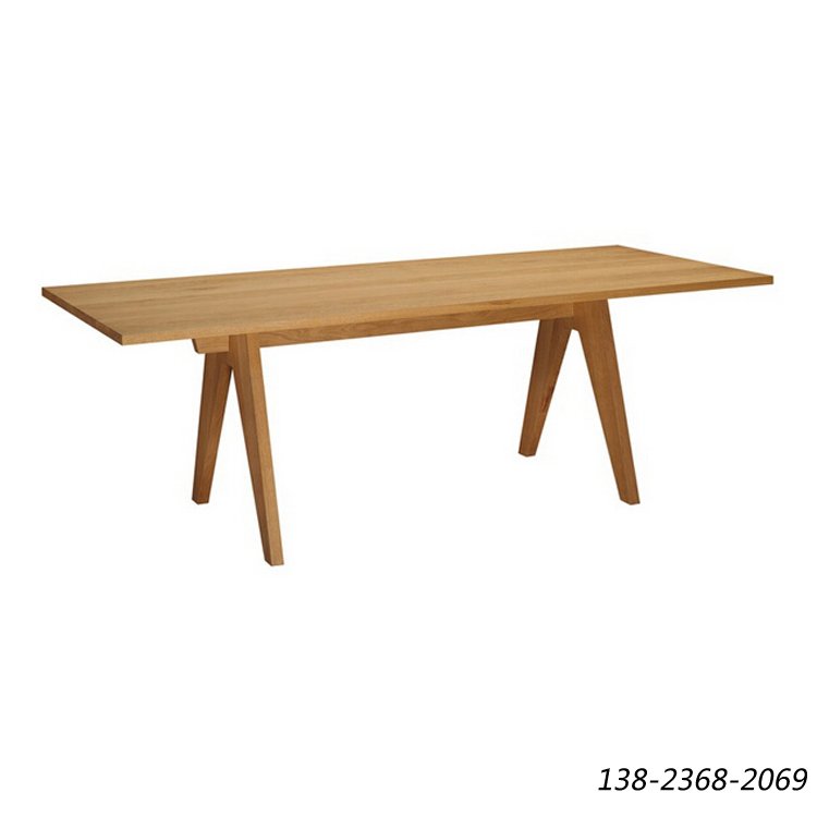 工业复古风餐桌，桌架交叉餐桌，老旧实木桌子