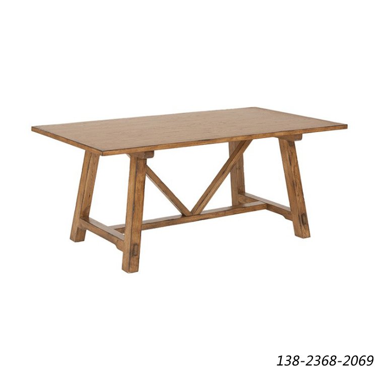 工业风桌子，复古油漆木桌，复古桌子
