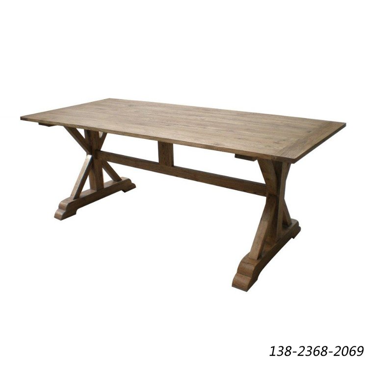 工业风桌子，白蜡木loft桌子，复古桌