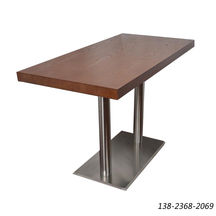 福建咖啡厅餐桌椅，4位长方形桌，餐桌家具