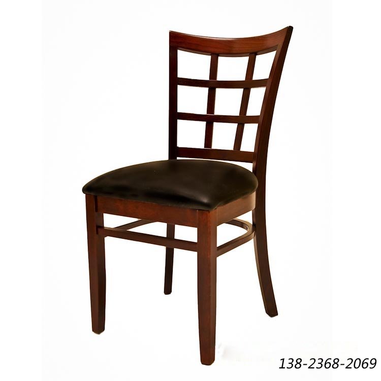 现代咖啡厅餐椅，实木椅子，咖啡厅椅子专业定